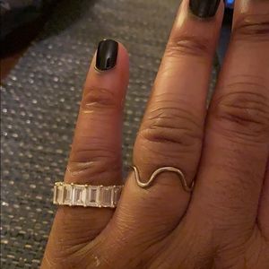 Gently worn The M jewelers ring size 7